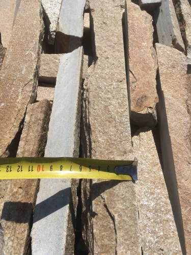 Горбушка златолит золотистый для облицовки купить в Верхнеуральске