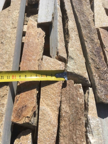 Горбушка златолит золотистый для облицовки купить в Верхнеуральске