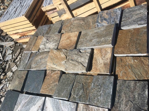 Плитка пилёная златолит Уральский для фасада купить в Верхнеуральске