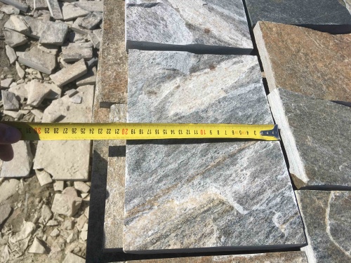 Плитка пилёная златолит Уральский для фасада купить в Верхнеуральске