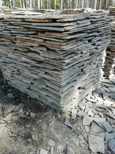 Плитняк златолит Уральский для цоколя, отмостки купить в Верхнеуральске