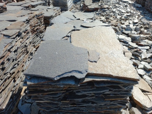 Плитняк серицит облицовочный 10-20мм купить в Верхнеуральске